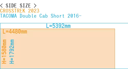 #CROSSTREK 2023 + TACOMA Double Cab Short 2016-